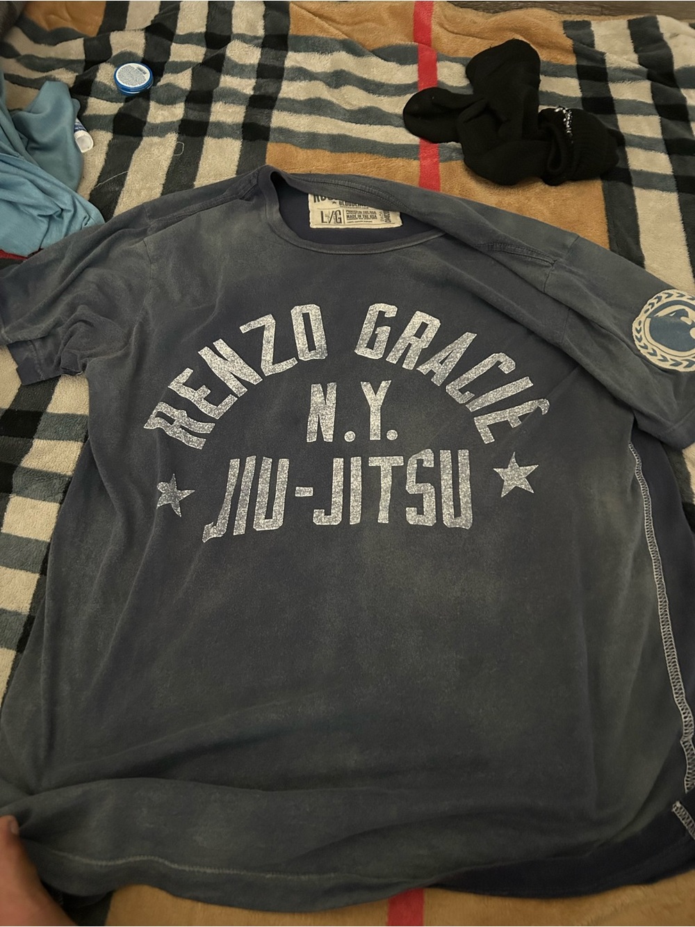 Roots of fight Renzo Gracie NY Jiu-Jitsu shirt L
